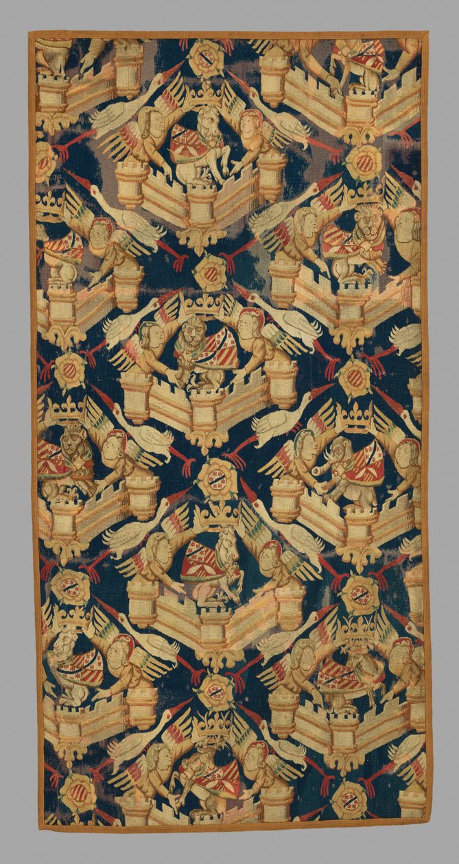 Kompozycja heraldyczna, południowa niderlandzka, ok. 1350-75 autorstwa Netherlandish School