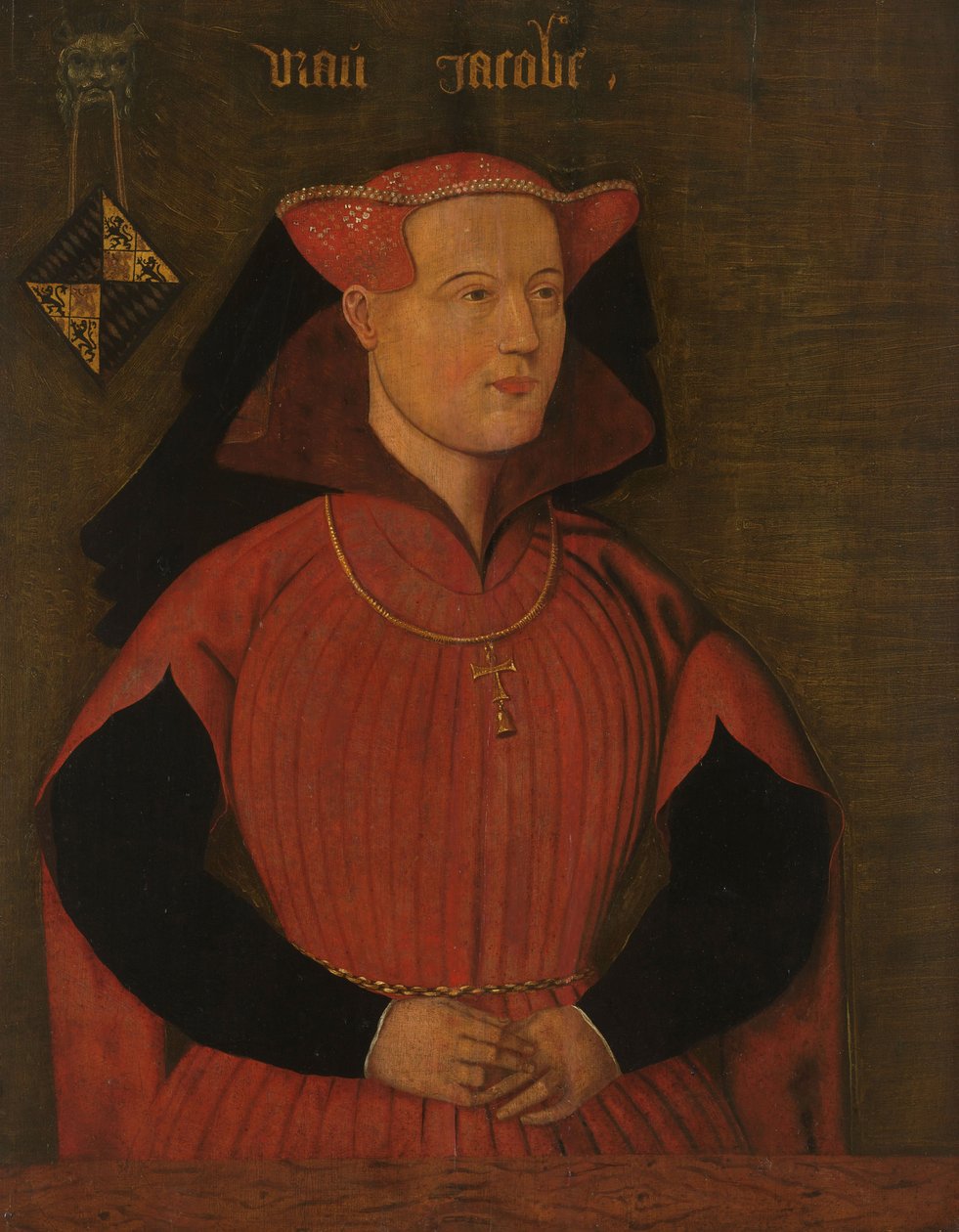 Portret Jakuba Bawarskiego, hrabiny Holandii i Zelandii, ok. 1480 autorstwa Netherlandish School