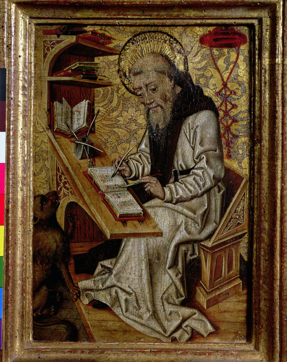 Św. Hieronim tłumaczy Biblię autorstwa Netherlandish School