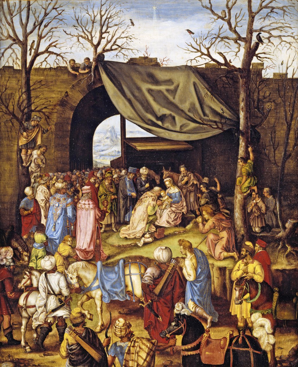 Pokłon Trzech Króli autorstwa Netherlandish School