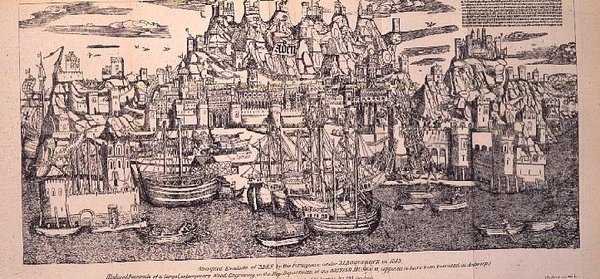 Port of Aden, Arabia, z Księgi Marco Polo, opublikowanej w 1903 r. autorstwa Netherlandish School