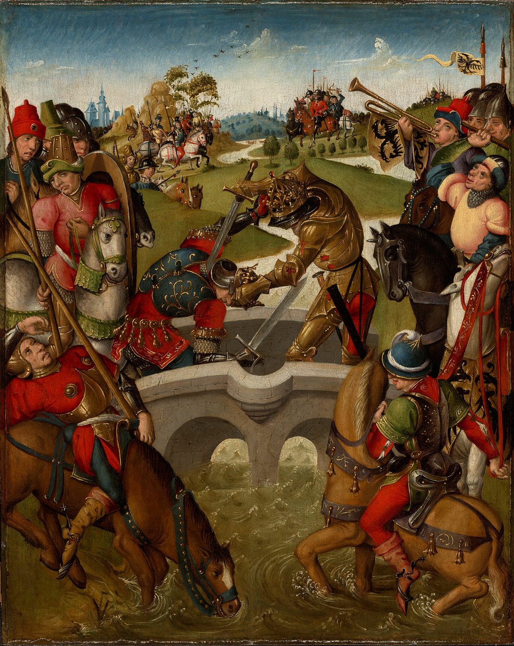 Cesarz Herakliusz zabija króla Persji autorstwa Netherlandish