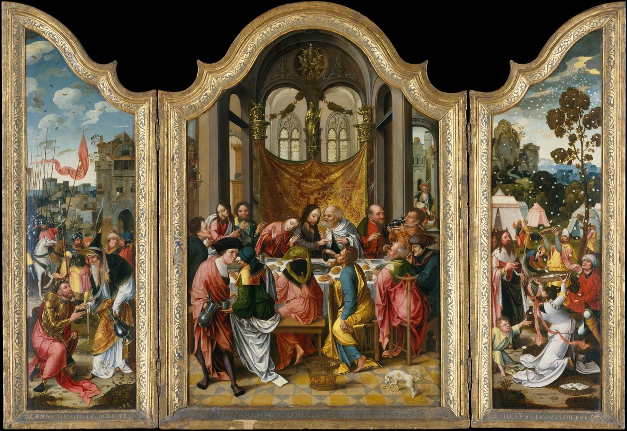 Ostatnia Wieczerza, 1515-20. autorstwa Netherlandish