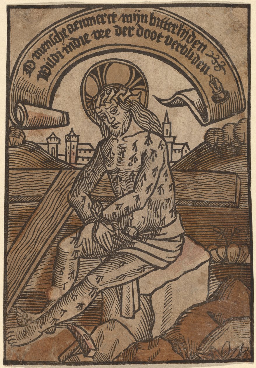 Chrystus jako Mąż Boleści autorstwa Netherlandish 15th Century