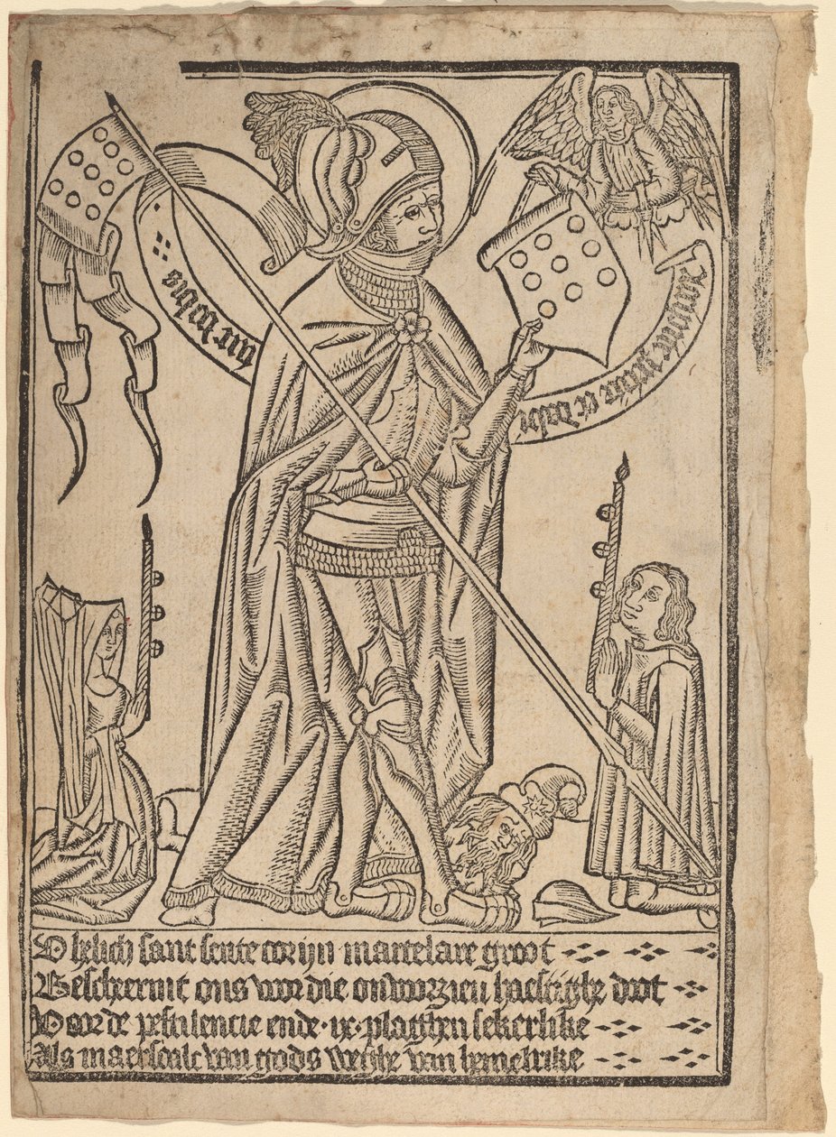 Święty Jerzy (?) autorstwa Netherlandish 15th Century