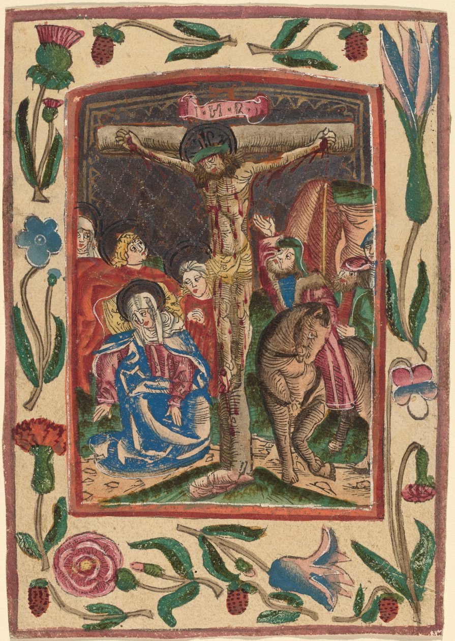 Ukrzyżowanie autorstwa Netherlandish 15th Century
