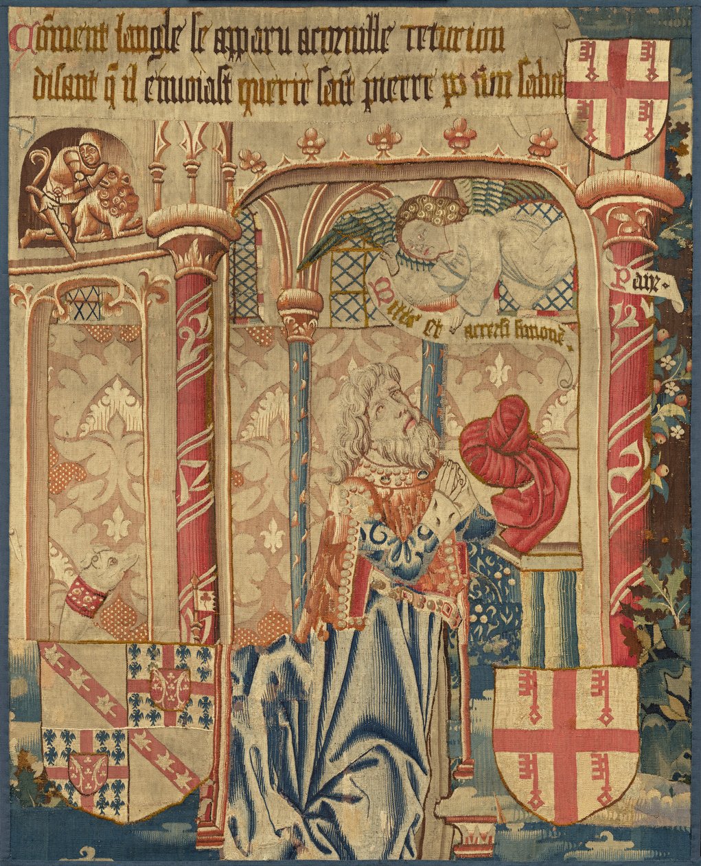 Wizja setnika Korneliusza autorstwa Netherlandish 15th Century