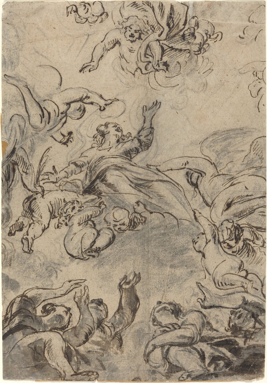 Wniebowzięcie Dziewicy autorstwa Netherlandish 17th Century