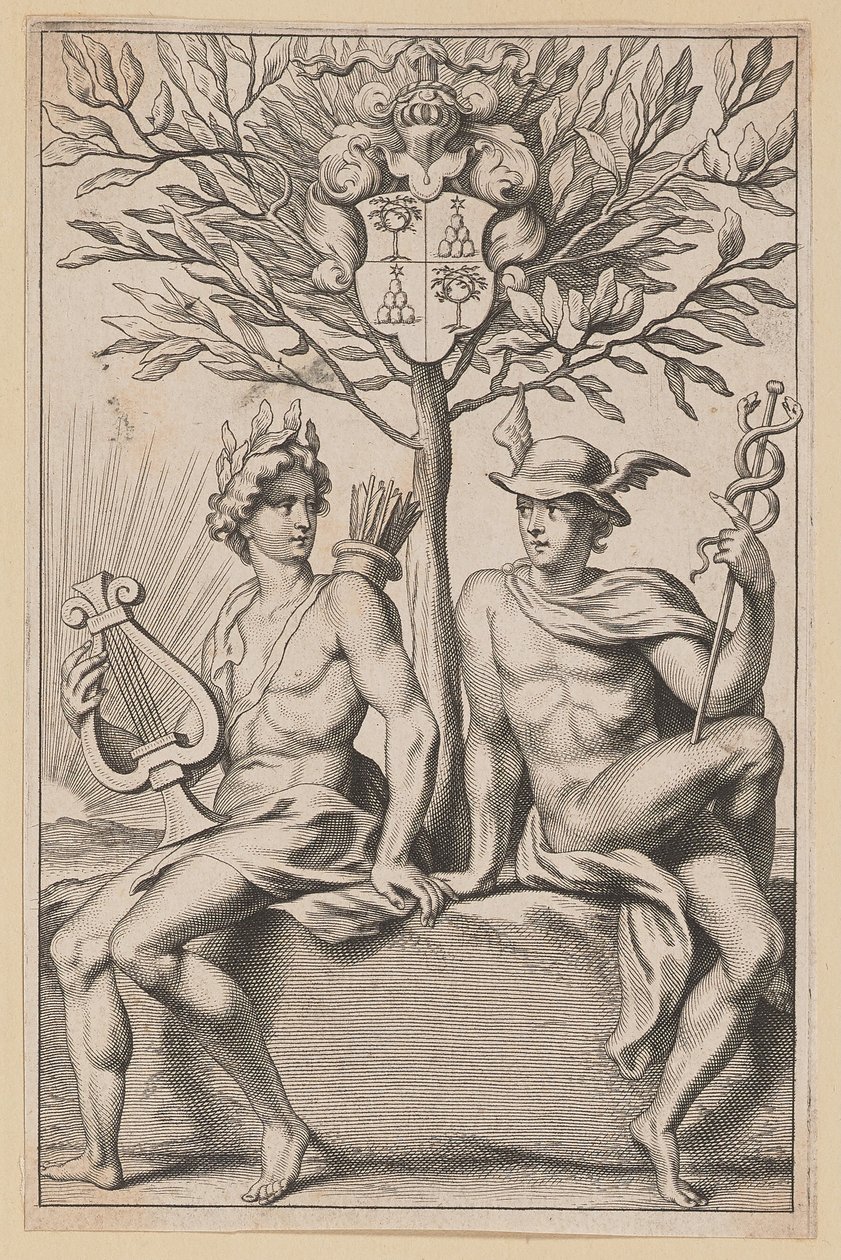 Strona tytułowa dla Philomathi Musae Juveniles autorstwa Netherlandish 17th Century after Sir Peter Paul Rubens