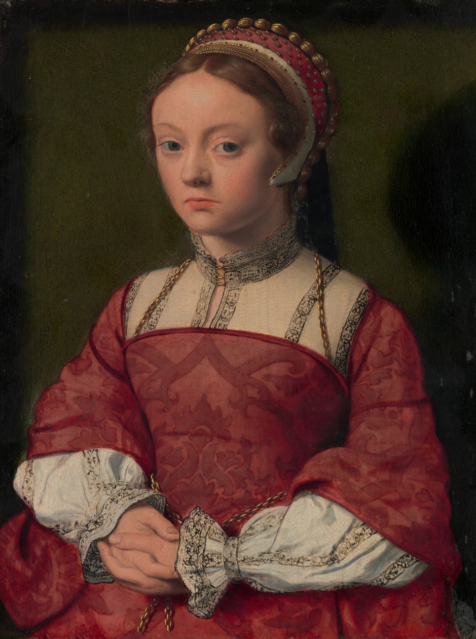 Portret młodej kobiety. autorstwa Netherlandish Painter