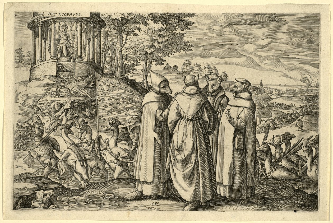 Alegoria Klęski Księcia Alvy w Brielle, 1580 autorstwa Netherlandish School