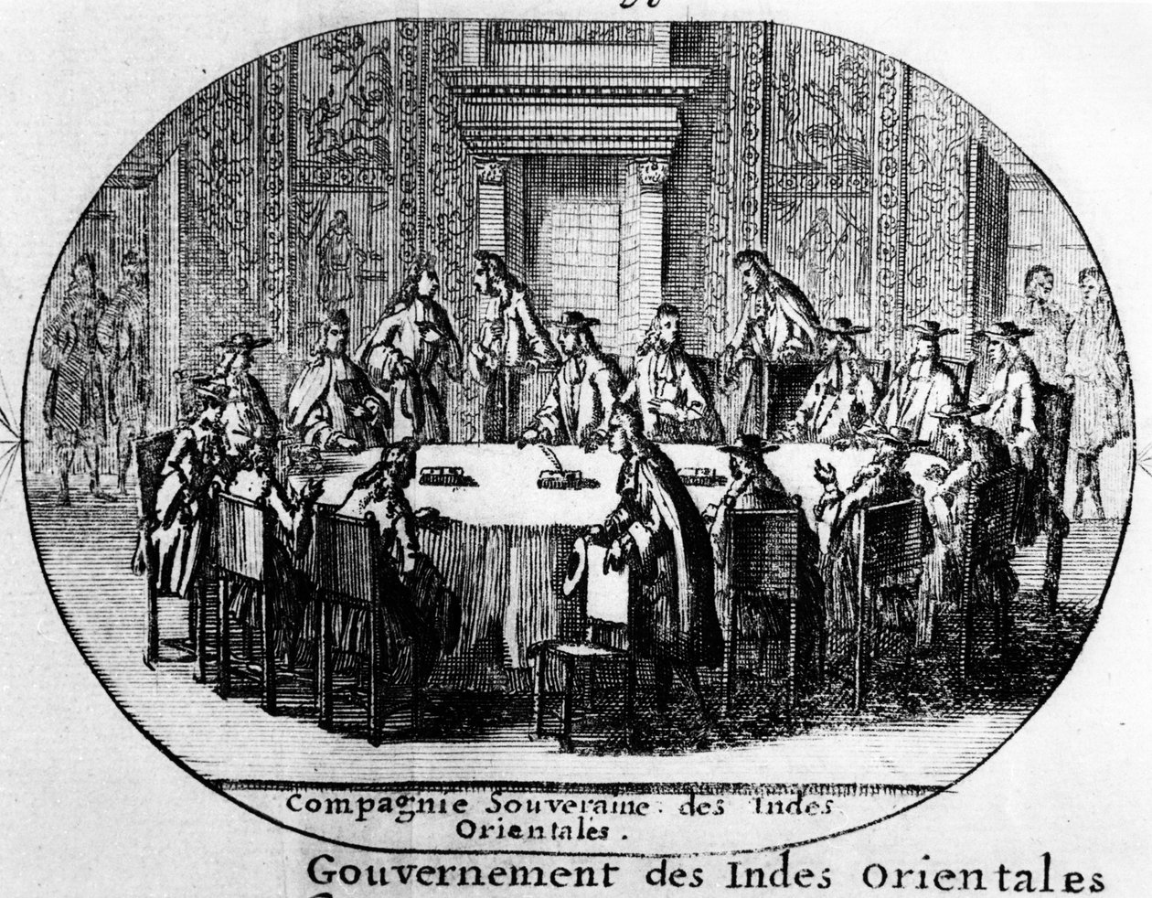 Gubernatorzy Suwerennej Kompanii Holenderskiej Kompanii Wschodnioindyjskiej, początek XVIII wieku autorstwa Netherlandish School