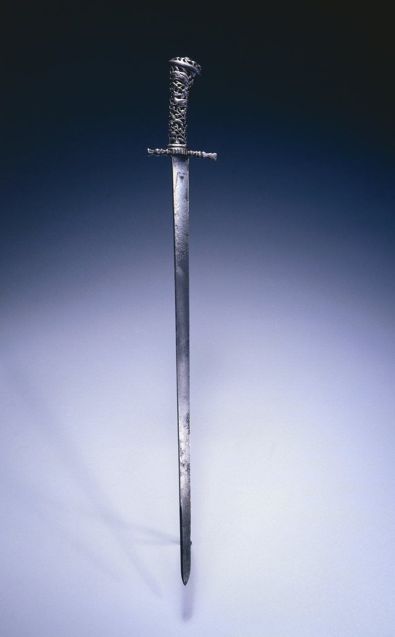 Miecz myśliwski ok.1760-70 autorstwa Netherlandish School