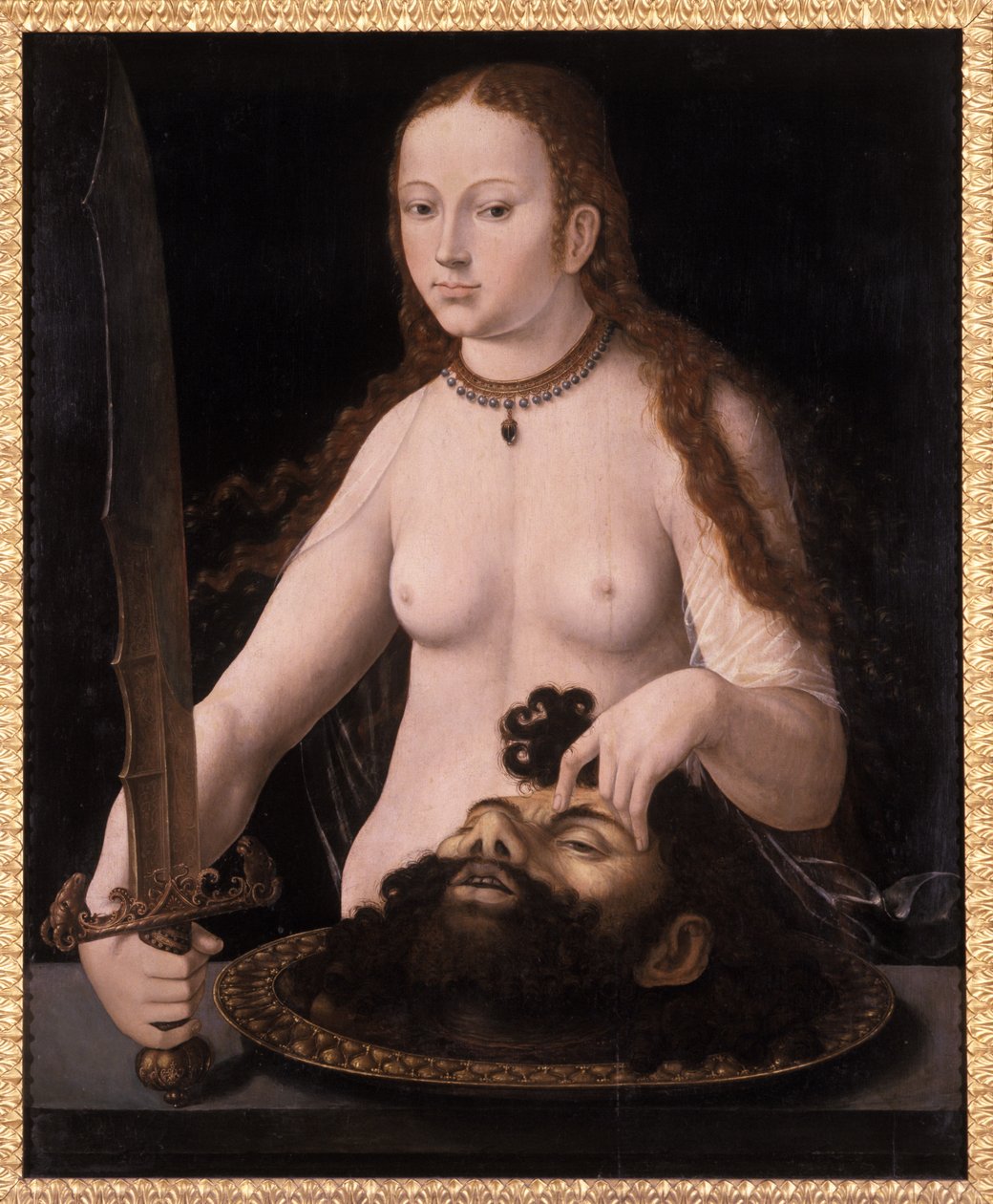 Judyta z głową Holofernesa, 1530 autorstwa Netherlandish School