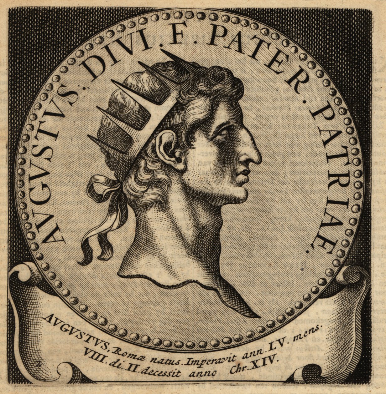 Portret cesarza rzymskiego Augusta. autorstwa Netherlandish School