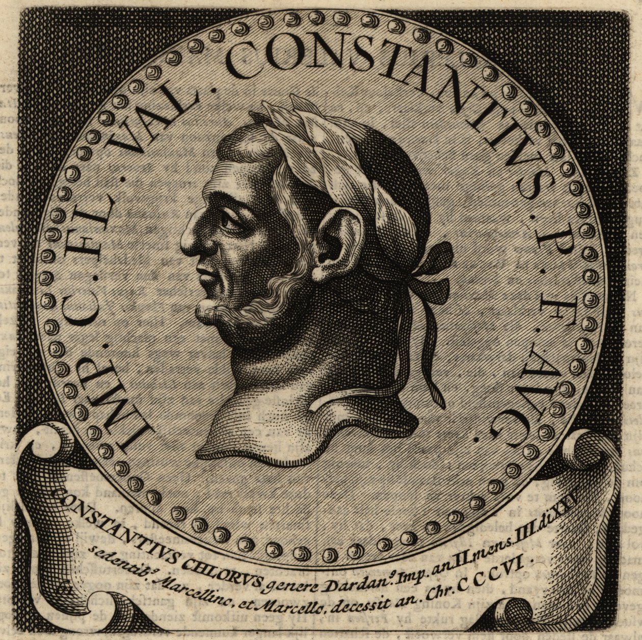 Portret cesarza rzymskiego Konstancjusza I. autorstwa Netherlandish School