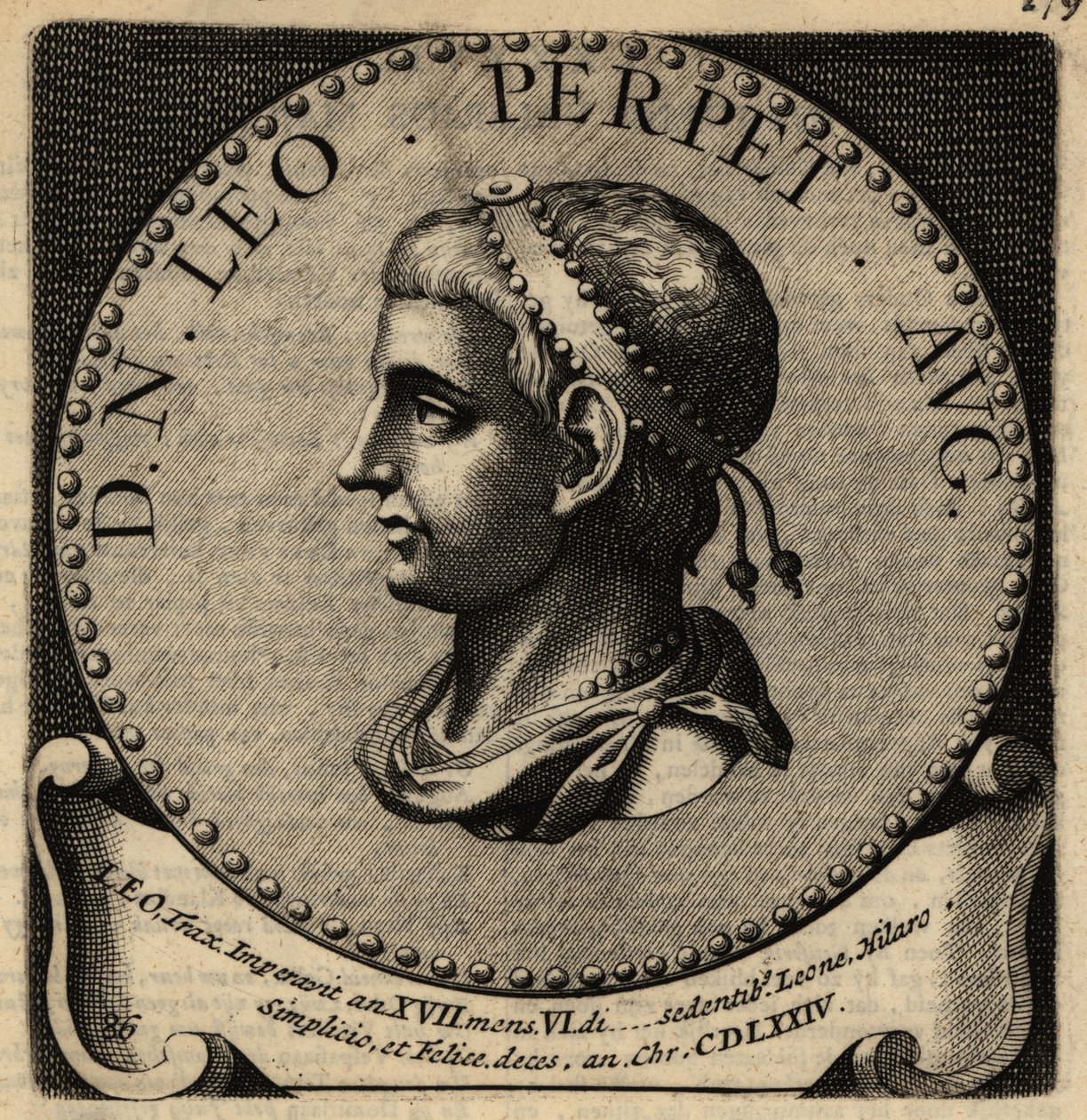 Portret cesarza rzymskiego Leona I. autorstwa Netherlandish School