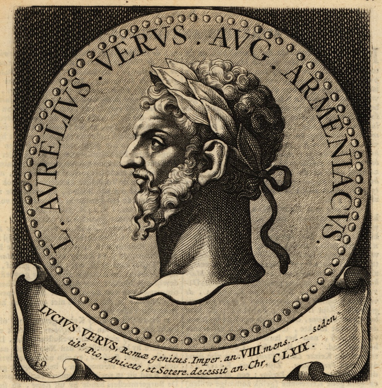 Portret cesarza rzymskiego Lucjusza Werusa. autorstwa Netherlandish School