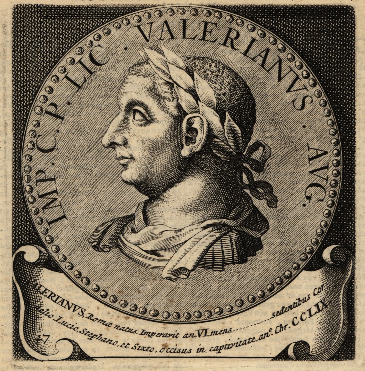 Portret cesarza rzymskiego Waleriana. autorstwa Netherlandish School
