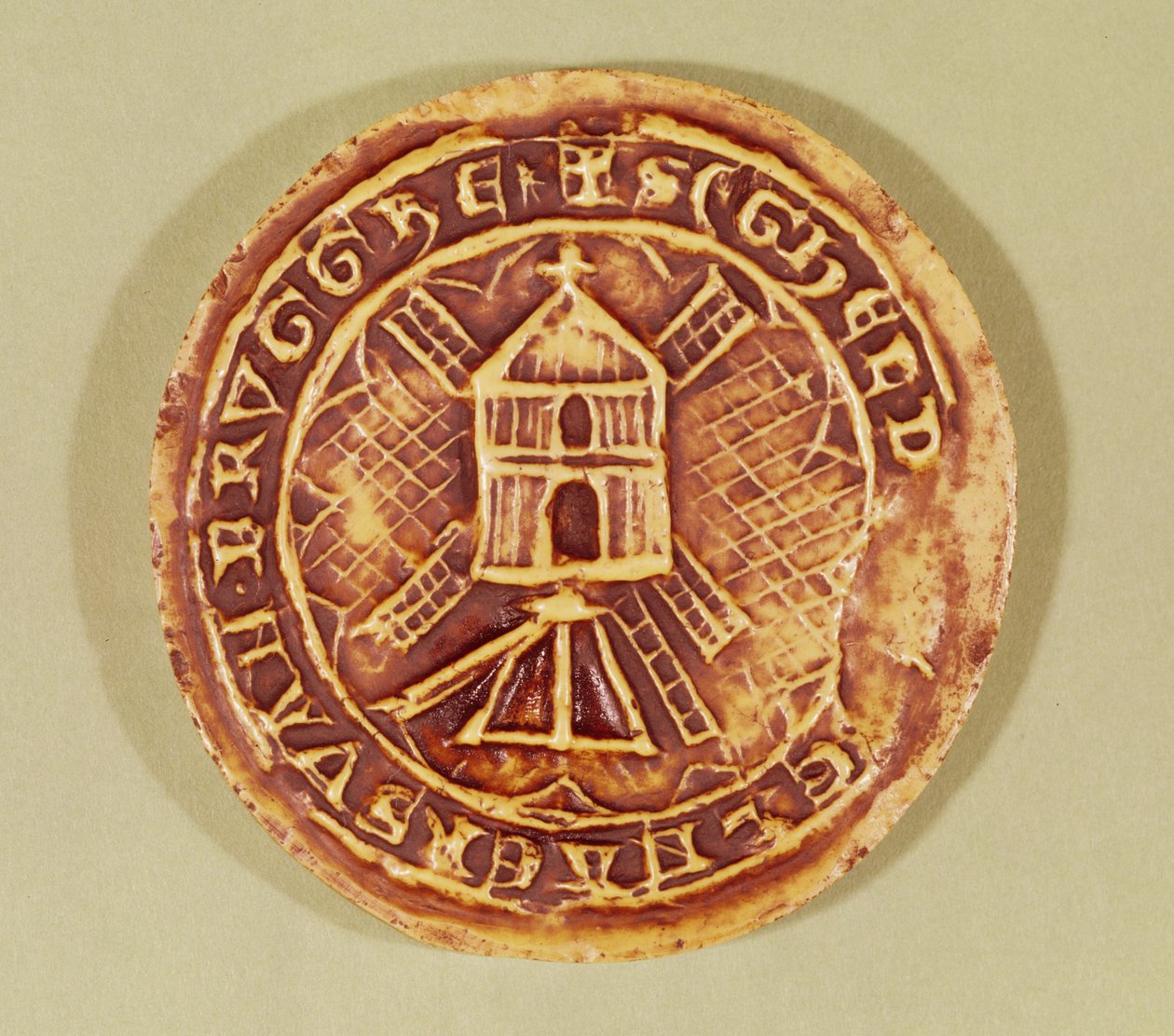 Pieczęć gildii młynarzy w Brugii, 1407 autorstwa Netherlandish School