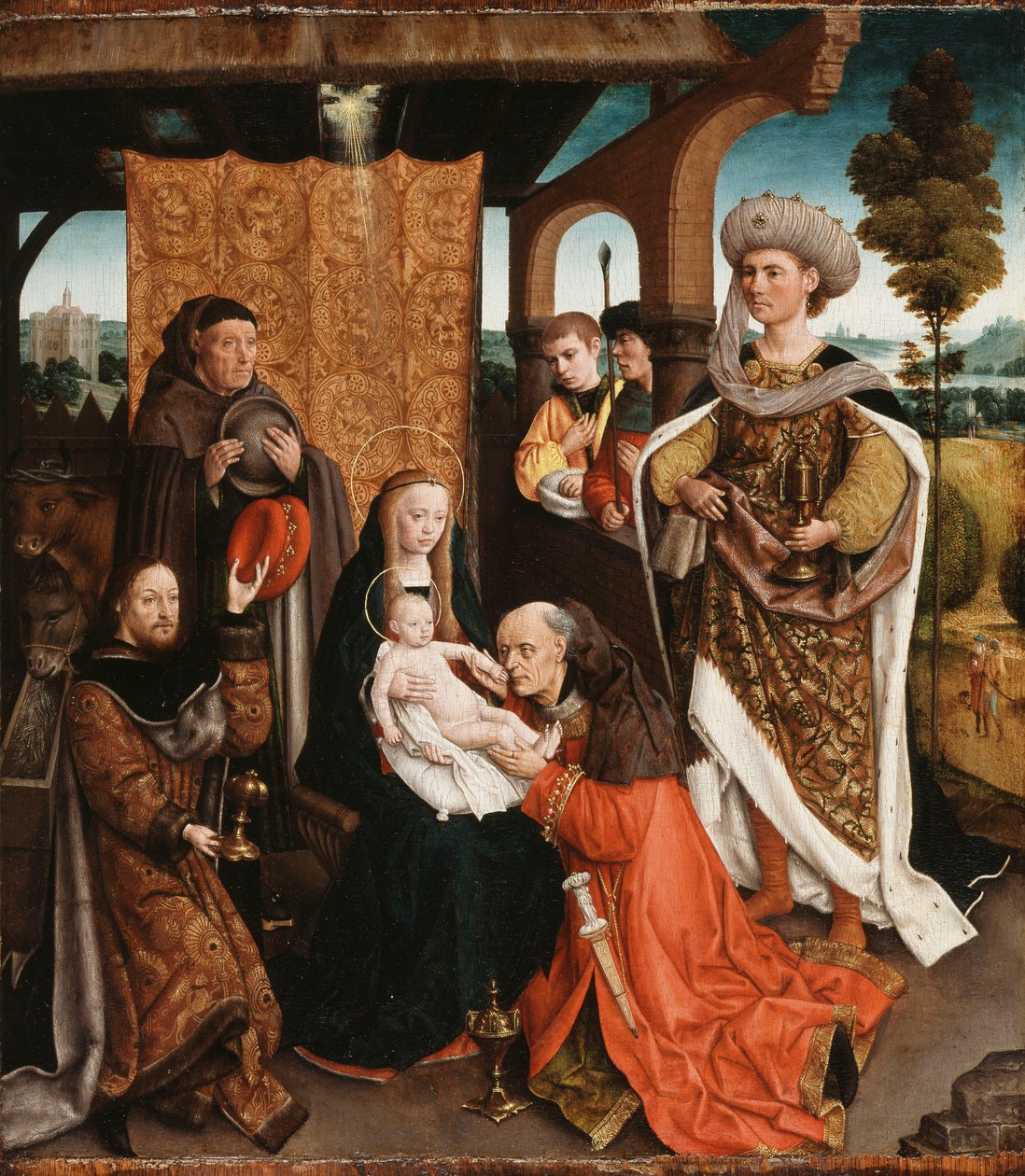 Pokłon Trzech Króli, autorstwa Netherlandish School