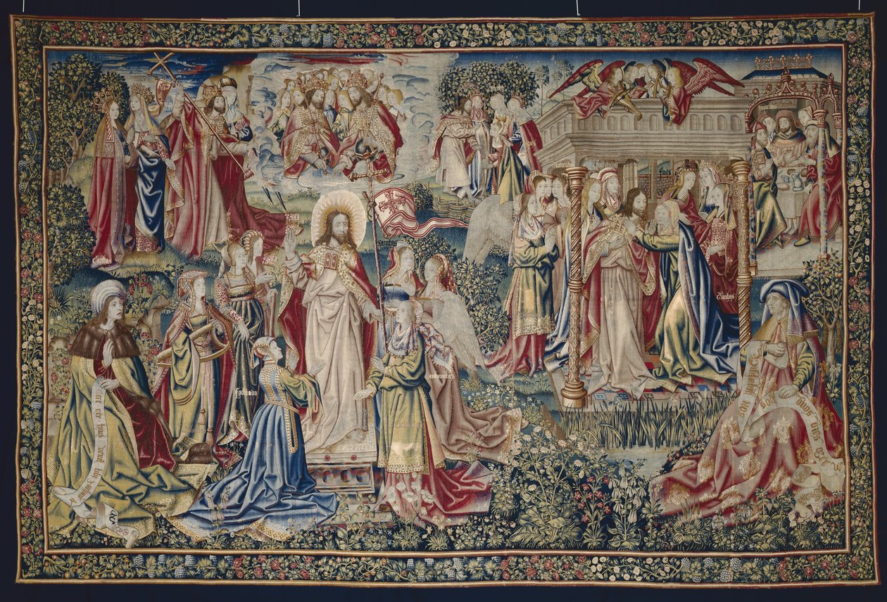 Zmartwychwstanie z Alegorii odkupienia człowieka, ok. 1500-10 autorstwa Netherlandish School