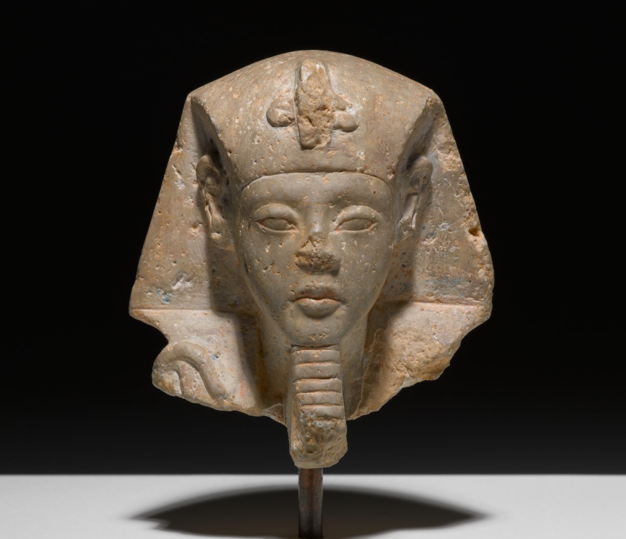 Głowa z Shabti z Akhensten, ok. 1352-1336 pne (Wapień) autorstwa New Kingdom Egyptian