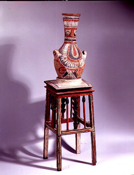 Wazon na stołku autorstwa New Kingdom Egyptian