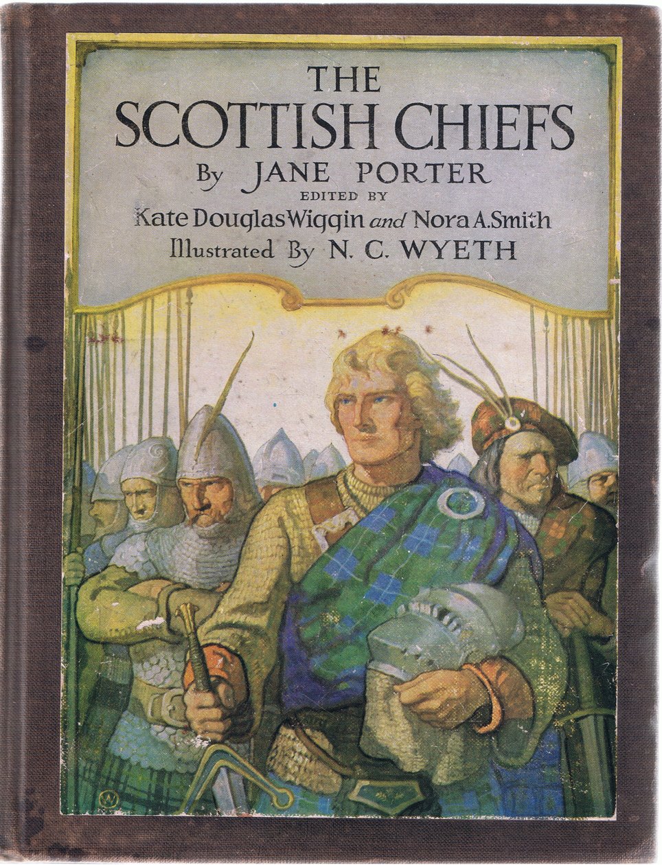 Projekt płyty przedniej z The Scottish Chiefs opublikowanej przez Charles Scribner