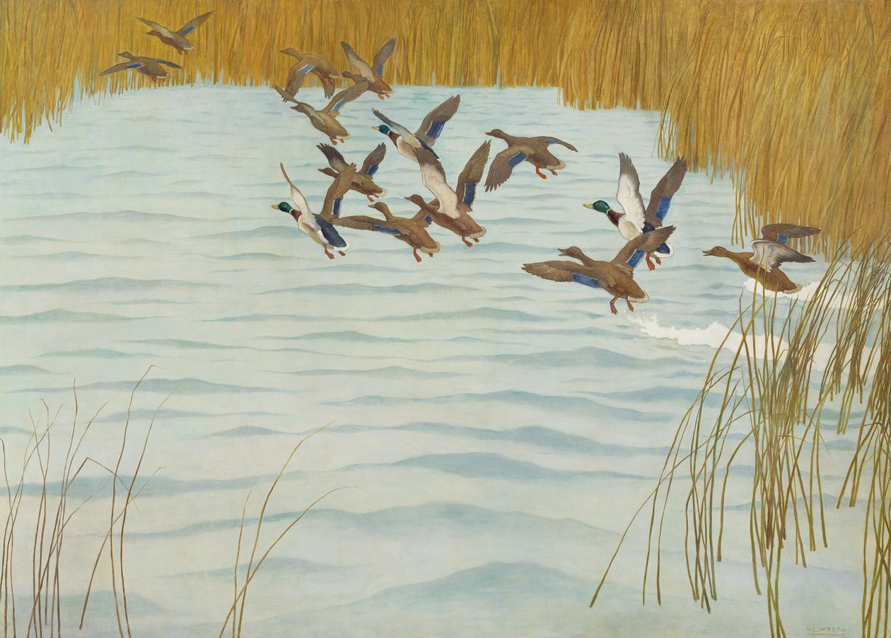 Krzyżówki jesienią 1941 autorstwa Newell Convers Wyeth