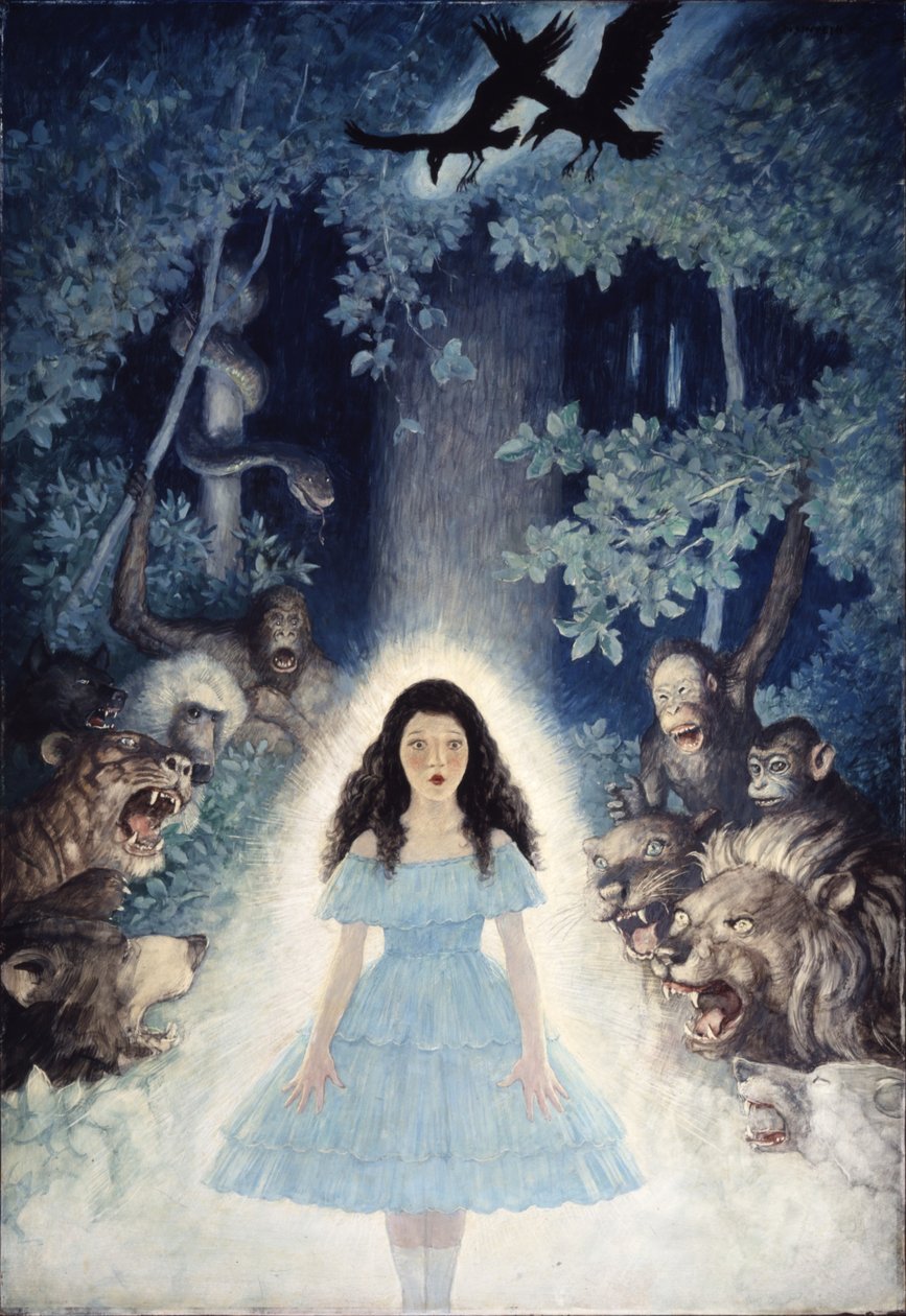 Śnieżynka (olej na panelu Renaissance) autorstwa Newell Convers Wyeth