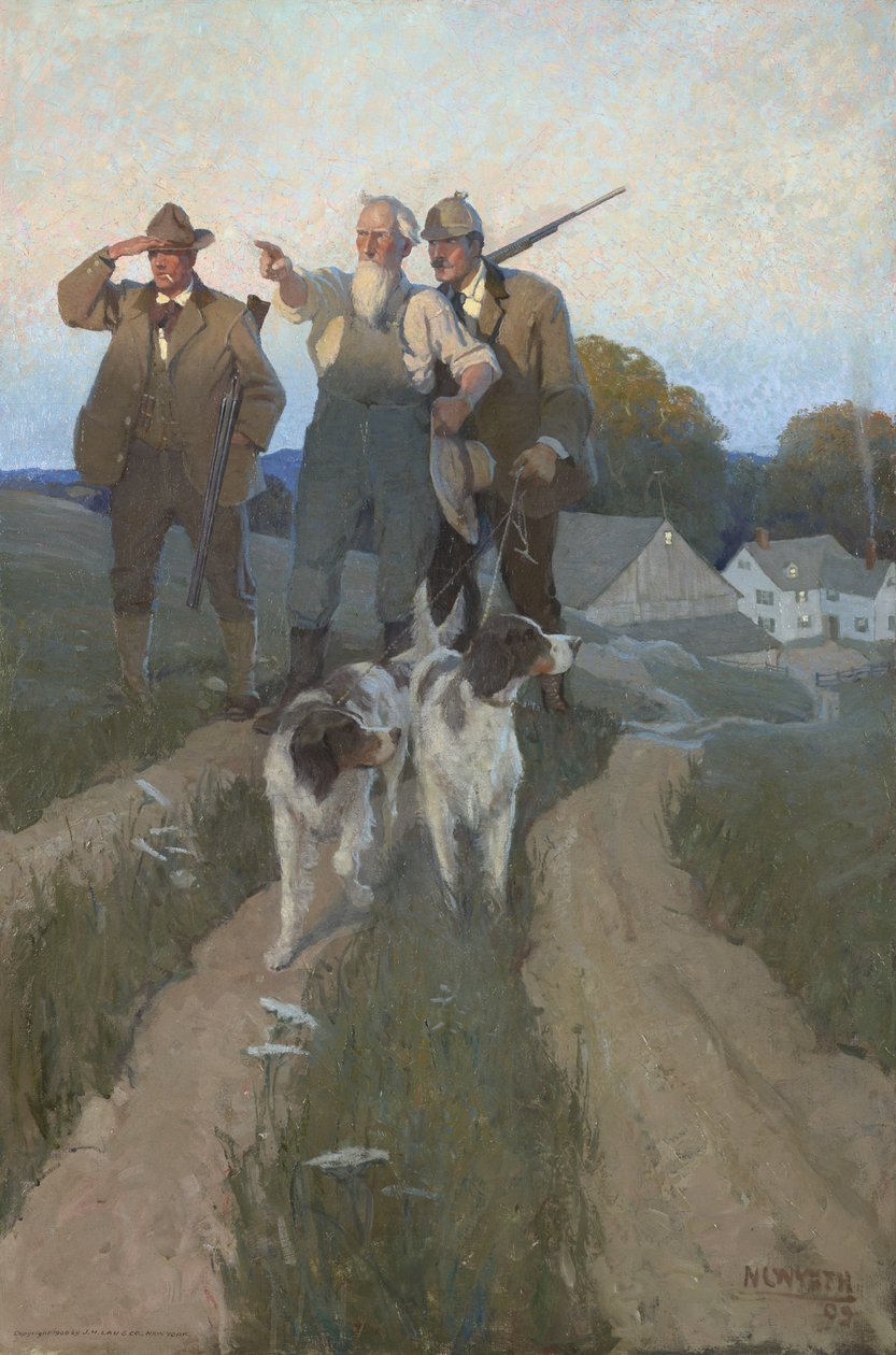 Tam, 1909 autorstwa Newell Convers Wyeth