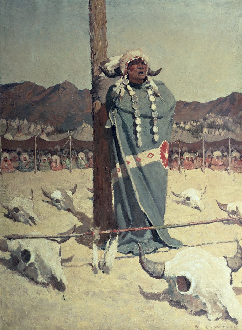 Petycja (olej na płótnie) autorstwa Newell Convers Wyeth