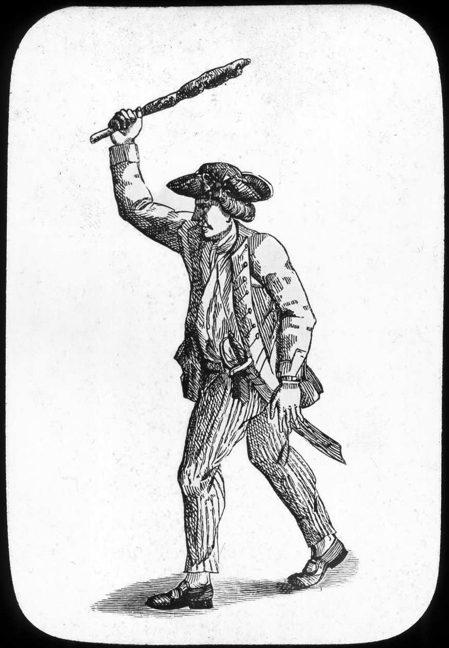Brytyjski marynarz z maczugą, 1779 autorstwa Newton and Co