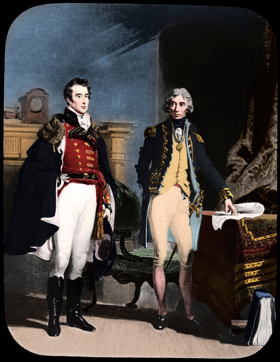 Armia i marynarka wojenna, Wellington i Nelson, ok. 1805 r. autorstwa Newton and Co