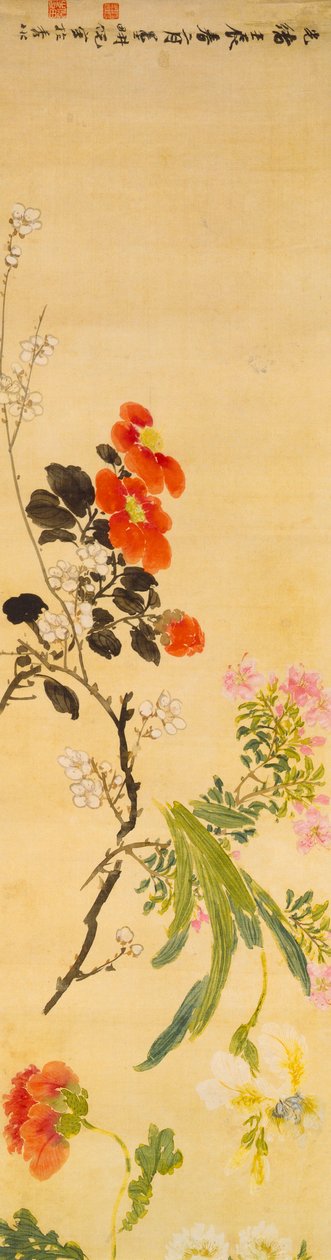 Kwiaty, 1892 autorstwa Ni Tian