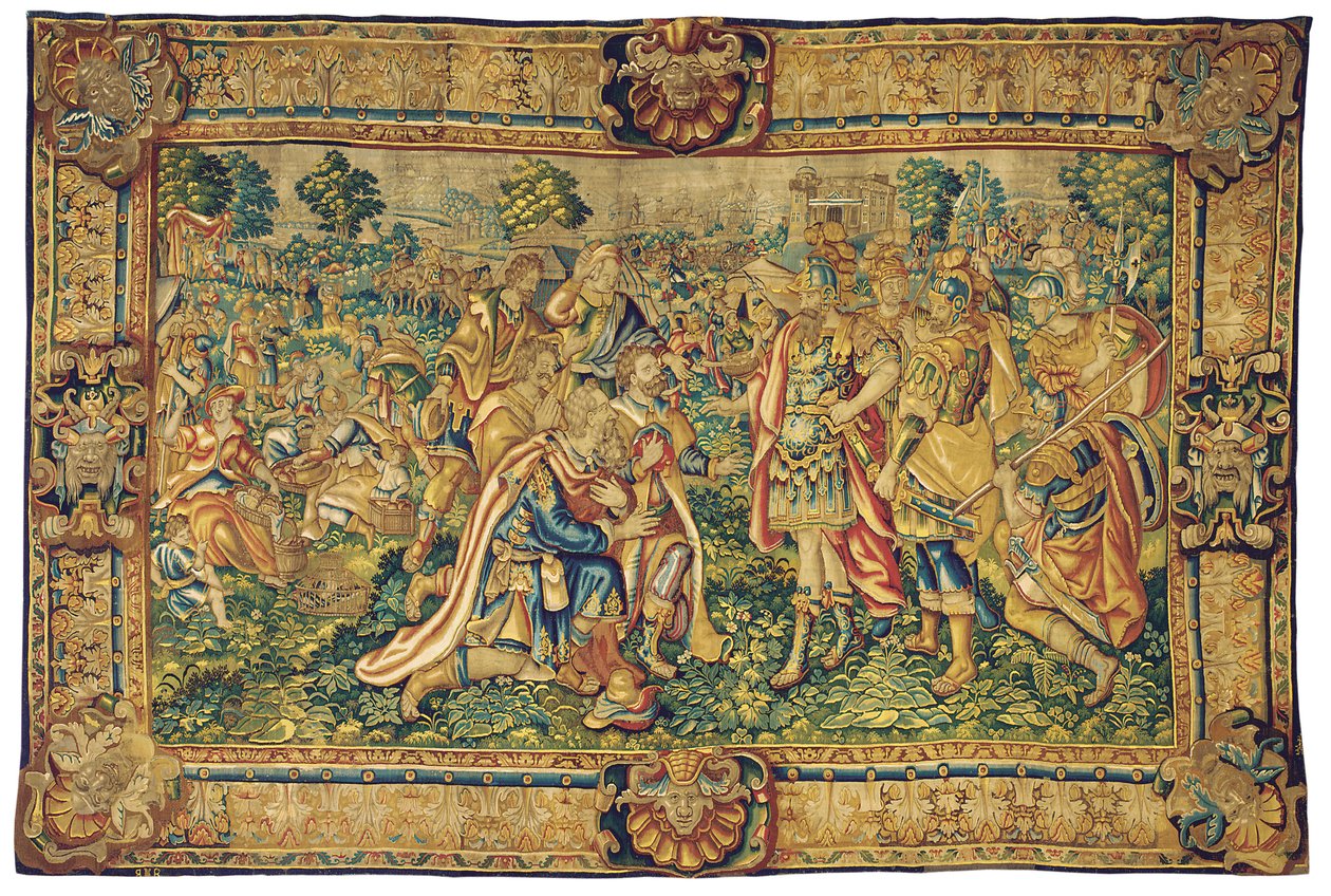 Gobelin historyczny, pierwsza ćw. XVII w. autorstwa Nicasius Aerts