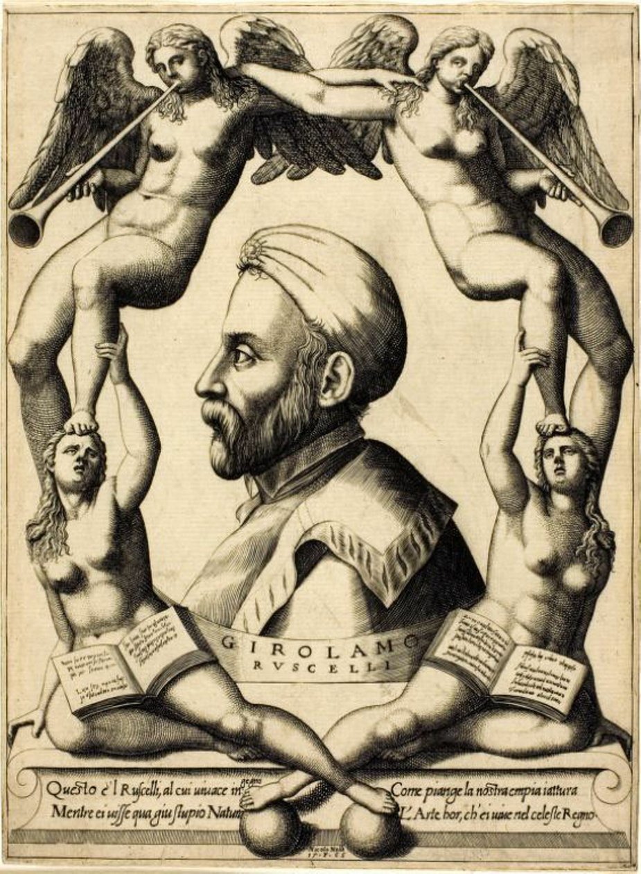 Portret Girolamo Ruscellego autorstwa Niccolò Nelli
