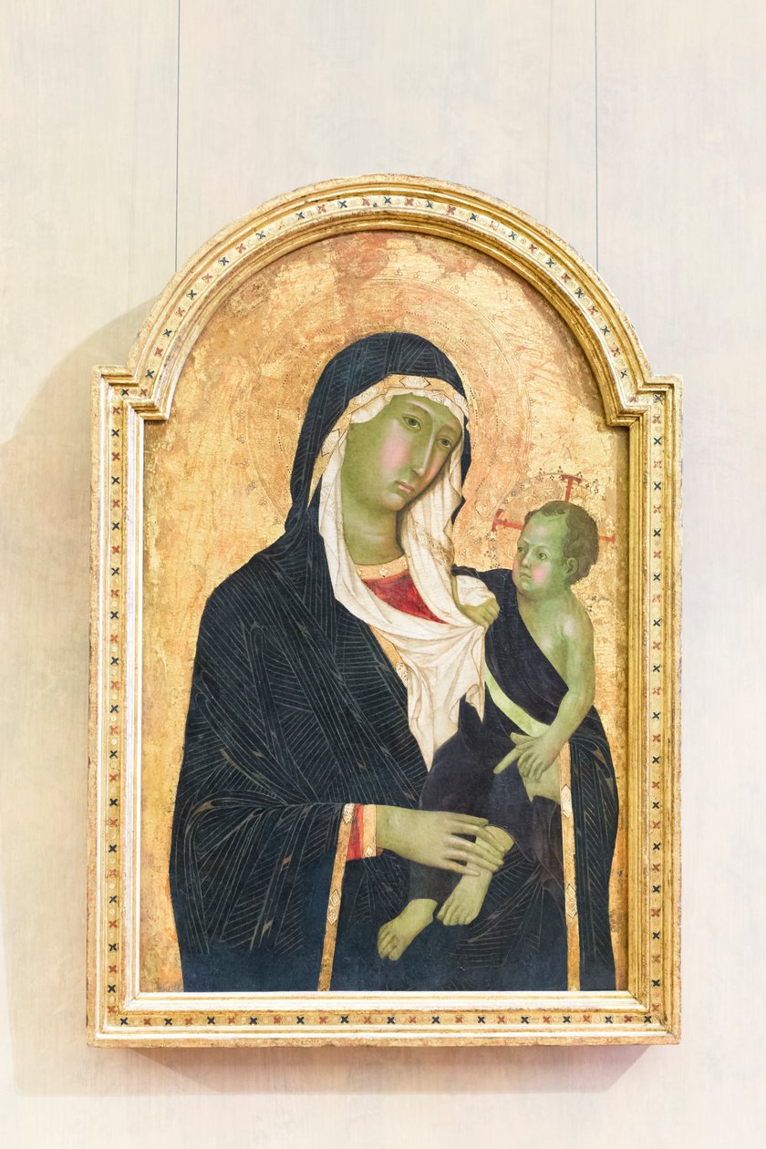 Madonna i dziecko autorstwa Niccolò di Segna