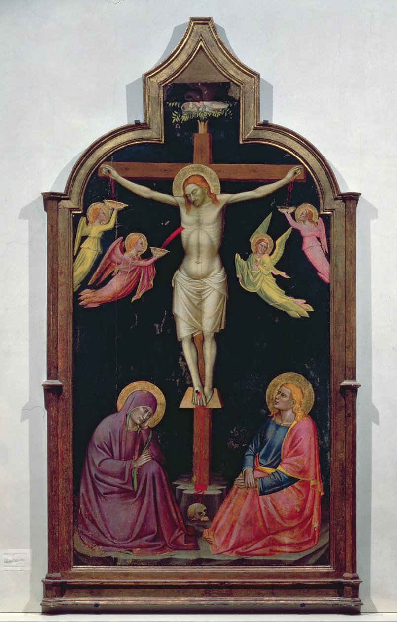 Ukrzyżowanie (tempera na panelu) autorstwa Niccolò Pietro di Gerini