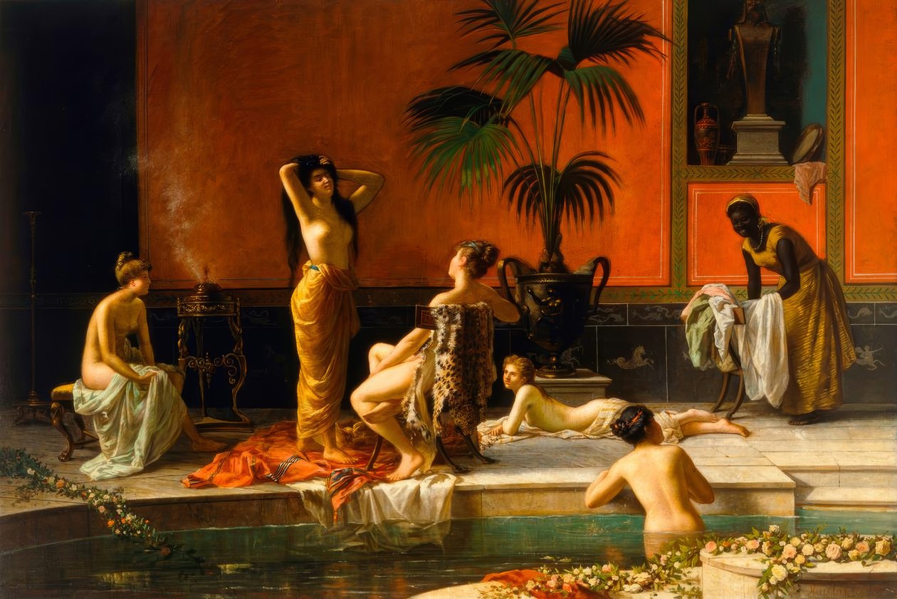 N. Cecconi, Pompejanisches Bad autorstwa Niccolo Cecconi