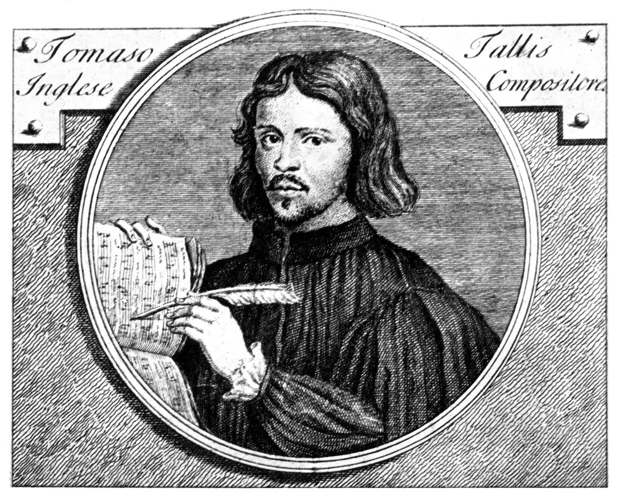 Thomas Tallis, ok. 1505-1585, angielski organista i kompozytor, 1700 autorstwa Niccolo Francesco Haym