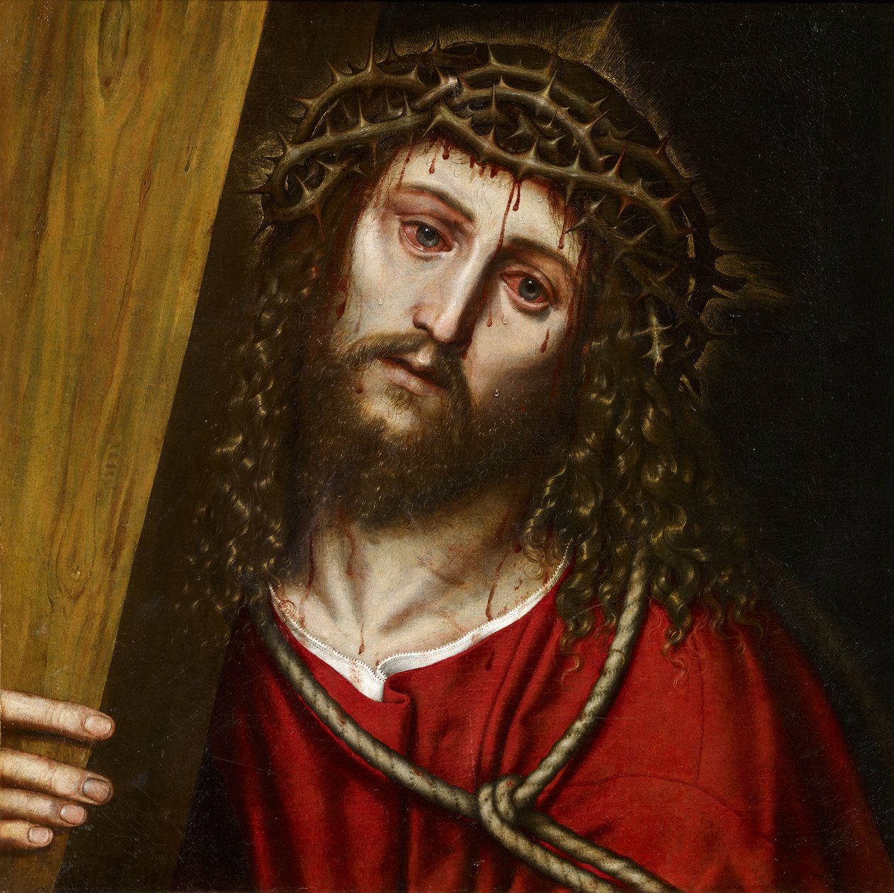 Chrystus dźwigający krzyż autorstwa Niccolo Frangipane