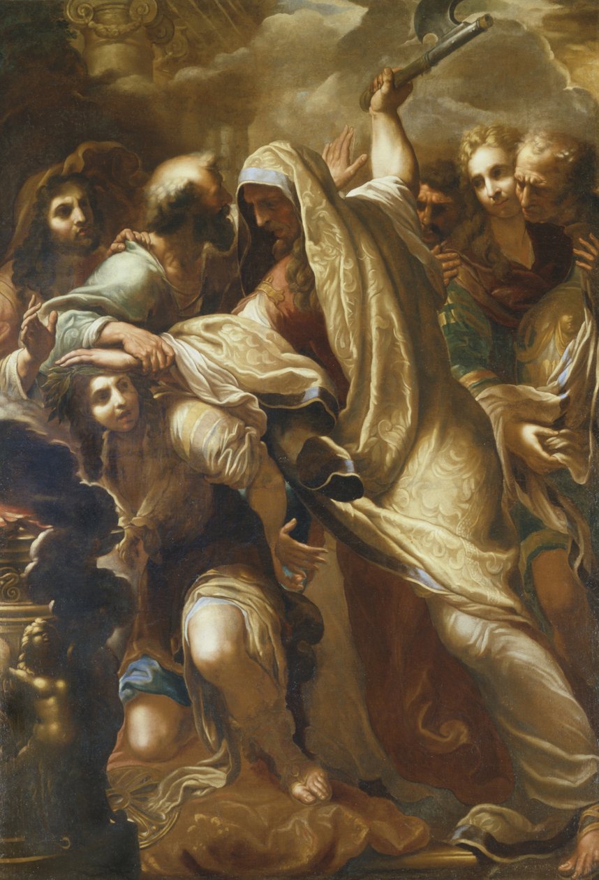Ofiara Ifigenii (olej na płótnie) autorstwa Niccolo Tornioli