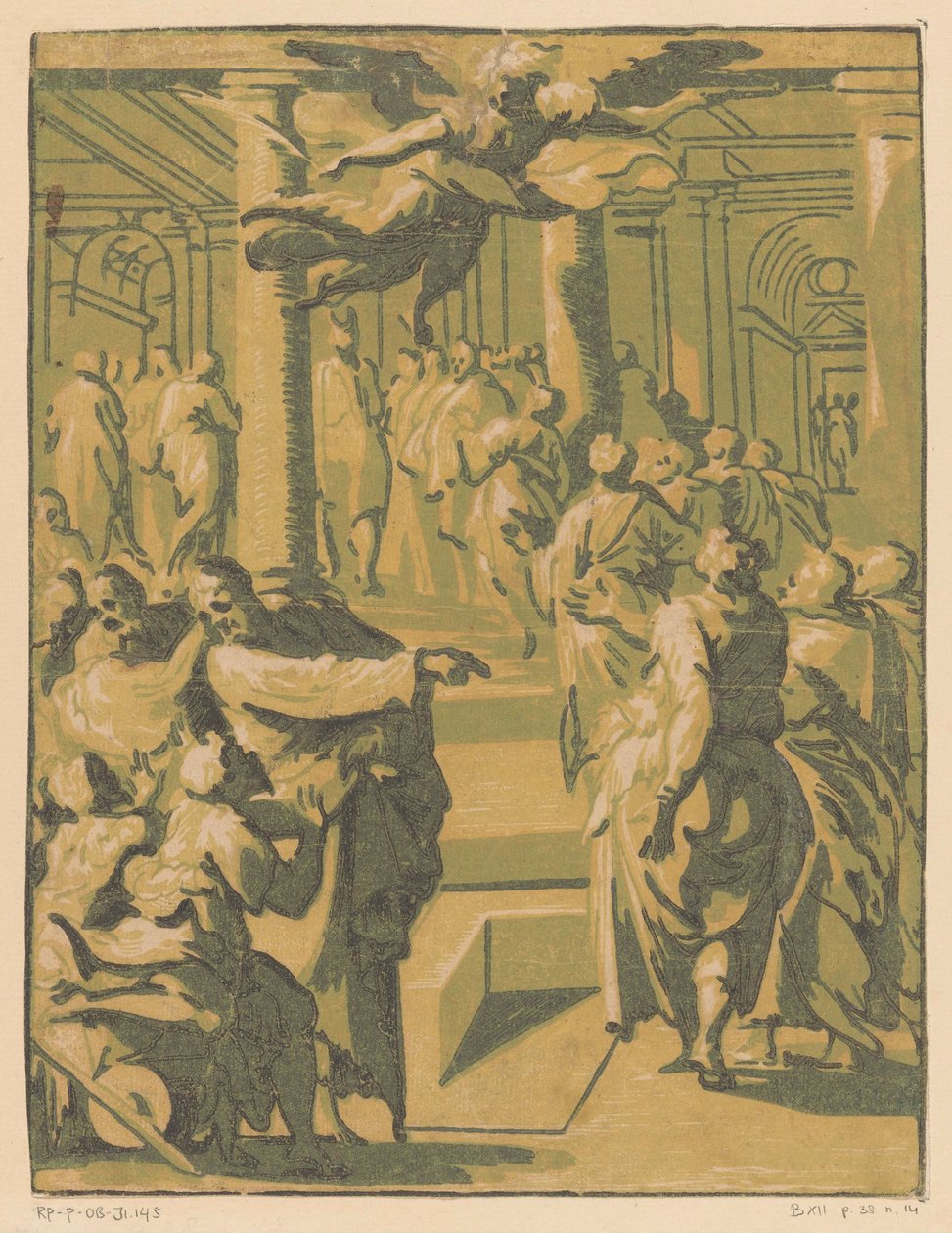 Chrystus uzdrawia chorych w Bethesda autorstwa Niccolo Vicentino