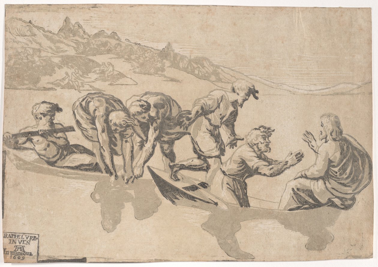 Cudowny Wyciąg Ryby, 1540-1550 ponownie opublikowano 1609., 1540-1550 ponownie opublikowano 1609. autorstwa Niccolo Vicentino