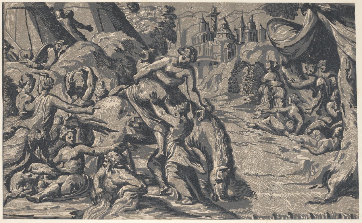 Ucieczka Cloelii, 1540-50., 1540-50. autorstwa Niccolo Vicentino