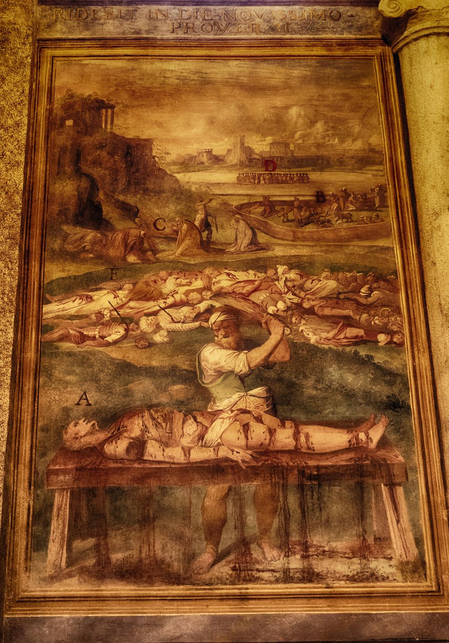 Bazylika Mniejsza Santo Stefano Rotondo, Santo Stefano al Monte Celio, Bazylika Santo Stefano Rotondo al Celio autorstwa Niccolo called Pomarancio Circignani