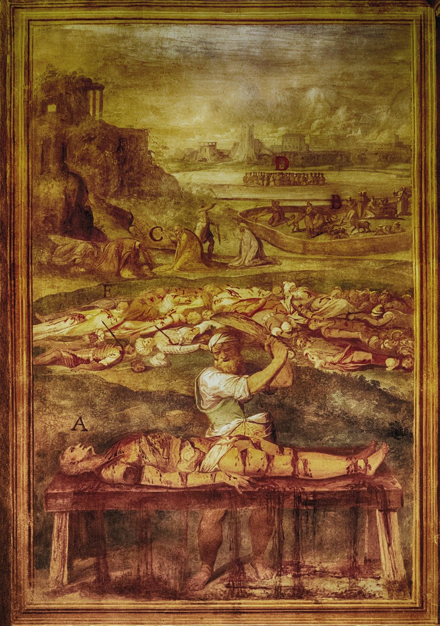Bazylika Mniejsza Santo Stefano Rotondo, Santo Stefano al Monte Celio, Bazylika Santo Stefano Rotondo al Celio autorstwa Niccolo called Pomarancio Circignani