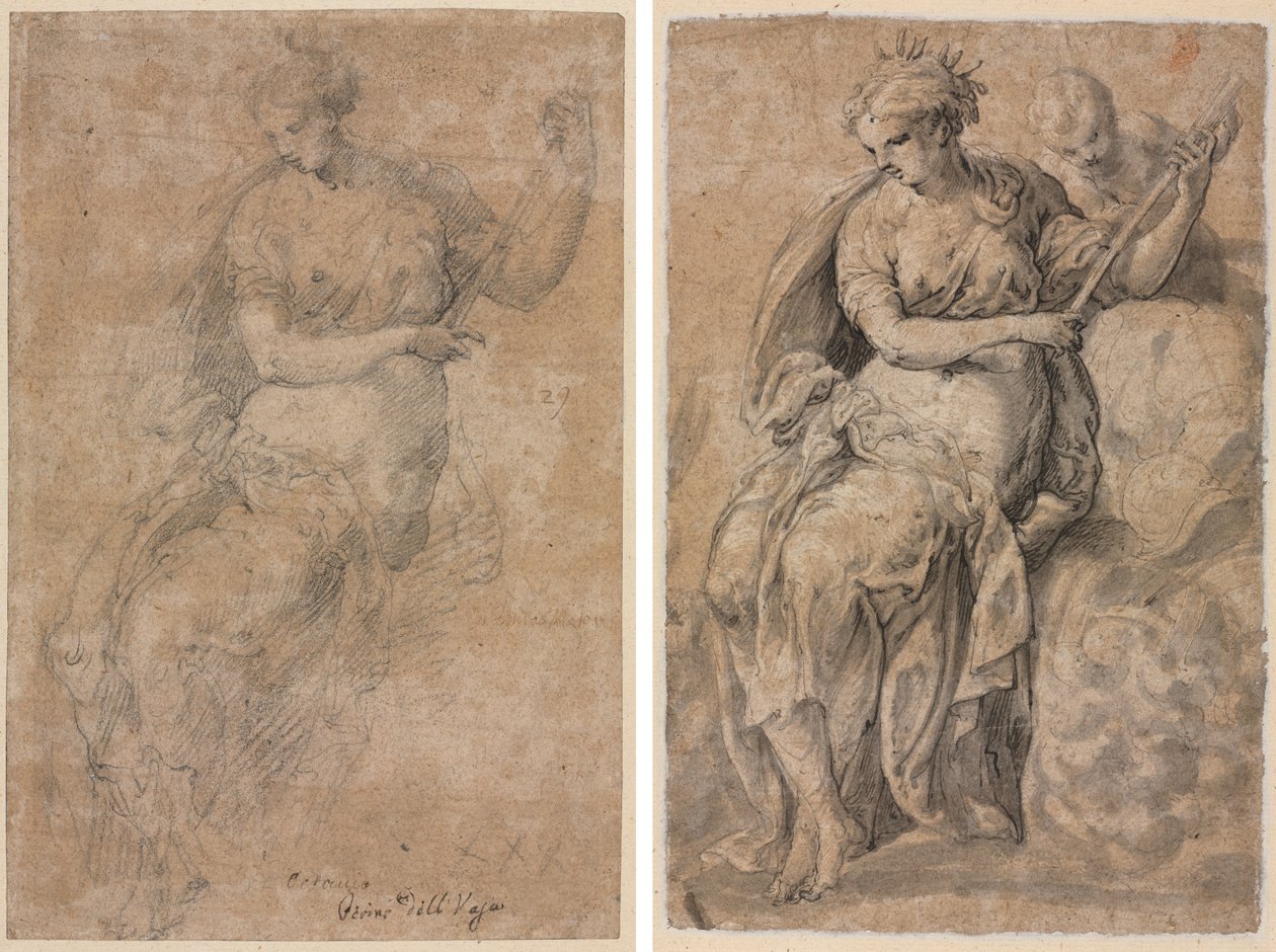 Figura alegoryczna (rekto i verso) autorstwa Niccolo dell